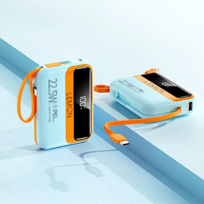 Powerbank 22,5W PD szybkie ładowanie smartfona